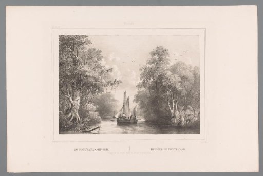 View of the river in Pontianak