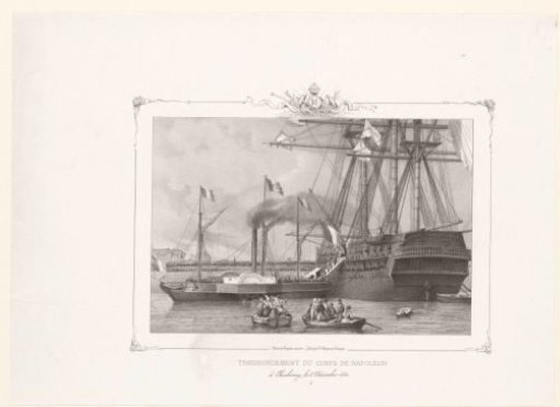 Arrival of the remains of Napoleon in Rouen