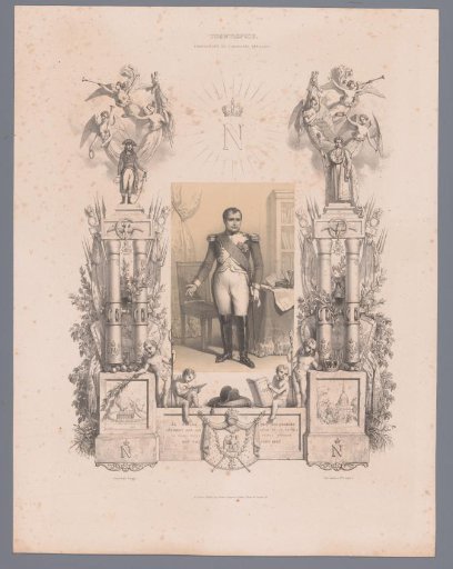 Title print for: Funeral ceremony of Emperor Napoleon Bonaparte