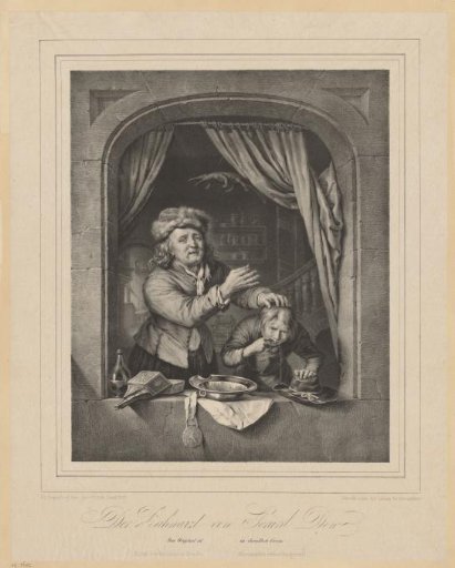 Man pulling a tooth from a boy