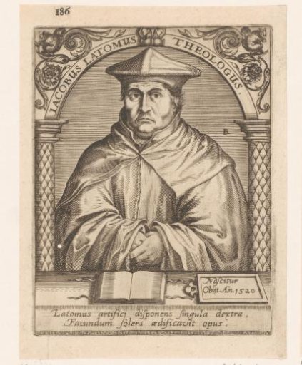 Portrait of Jacobus Latomus