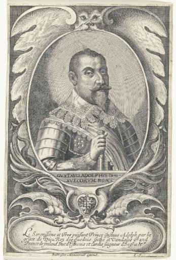 Portrait of King Gustav II Adolf of Sweden