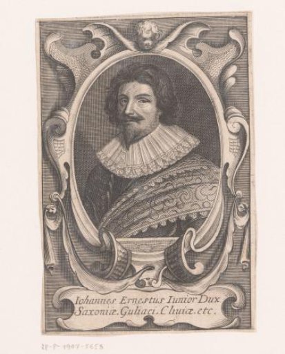 Portrait of John Ernest II of Saxe-Weimar