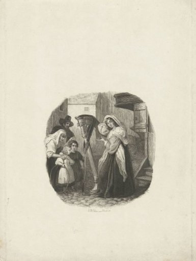 Woman with harp