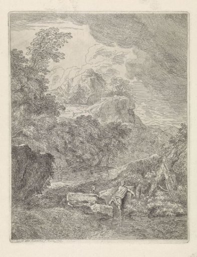 Arcadian Landscape with a River