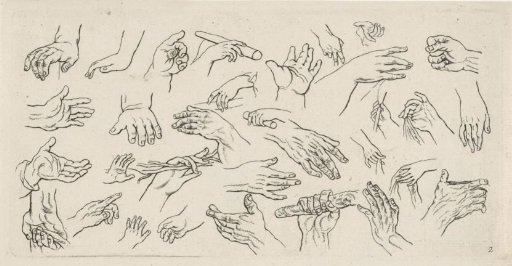 Studies of hands