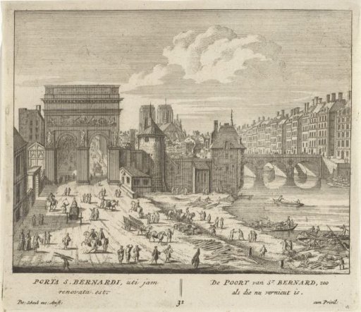 Saint Bernard City Gate in Paris