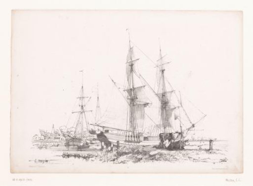 Sailing ships in the water