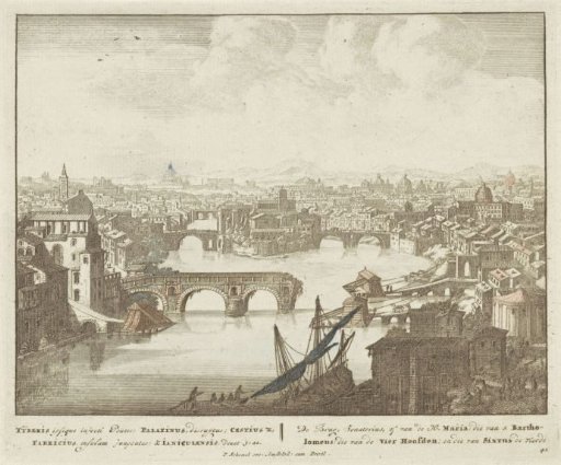 View of Isola di S. Bartolomeo in Rome