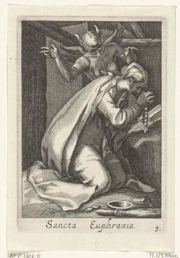 Saint Euphrasia of Constantinople as a hermitess