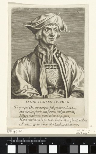 Portrait of the painter Lucas van Leyden