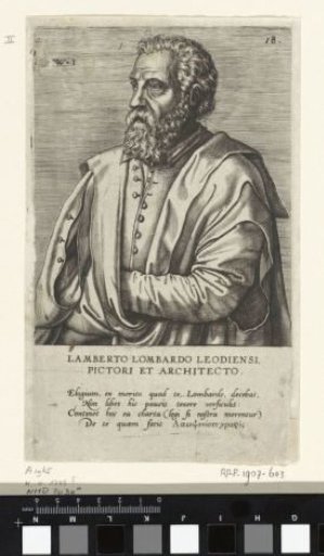 Portrait of the painter Lambert Lombard