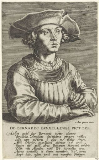 Portrait of the painter Bernard van Orley