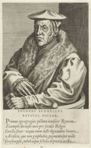 Portrait of the painter Jan van Scorel