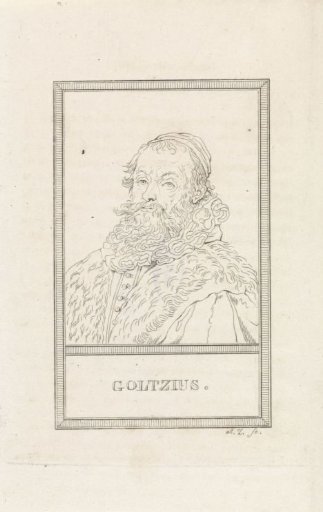 Portrait of the artist Hendrick Goltzius