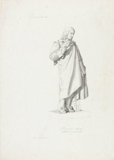 Portrait bust of the artist Nicolas Poussin