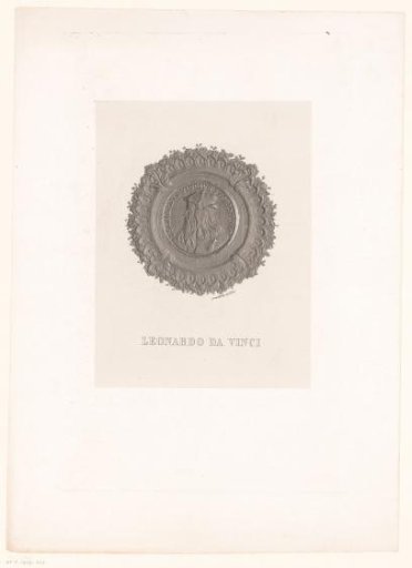 Medal with portrait of Leonardo da Vinci