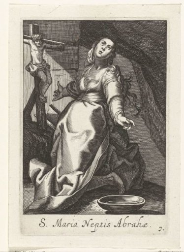 Saint Mary as a hermitess