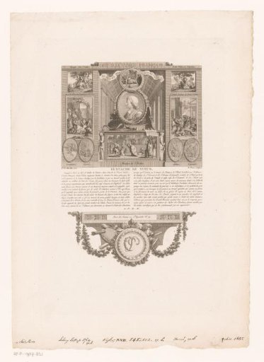 Allegorical portrait of Eustache Le Sueur
