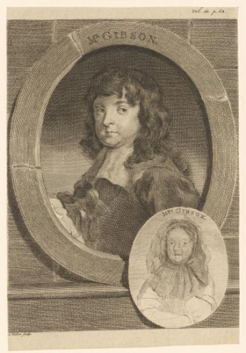 Portrait of Richard Gibson and Anne Shepherd