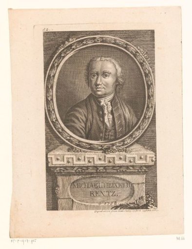Portrait of the artist Michael Heinrich Rentz