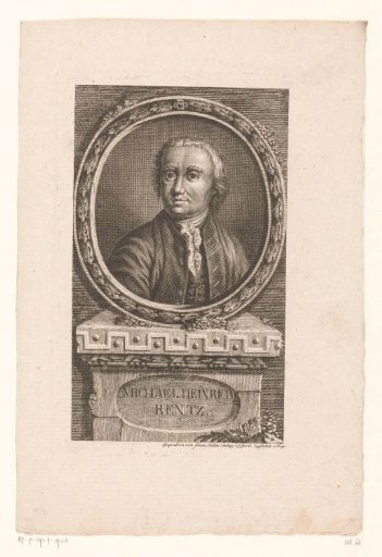 Portrait of the artist Michael Heinrich Rentz
