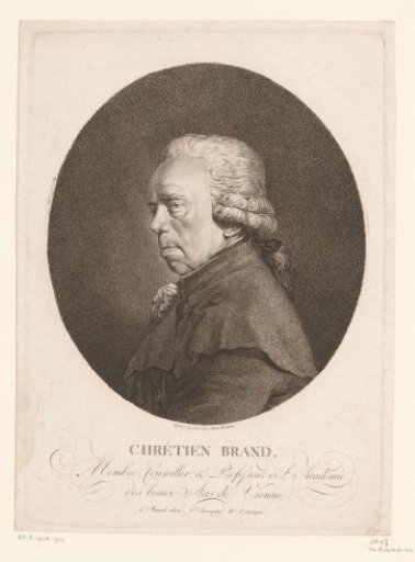 Portrait of Johann Christian Brand