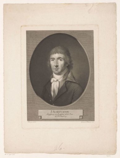 Portrait of Philipp Jakob Scheffauer