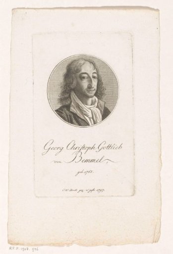 Portrait of Georg Christoph Gottlieb II von Bemmel