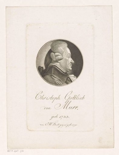 Portrait of Christoph Gottlieb von Murr