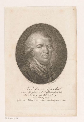 Portrait of Nicolas Guibal