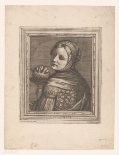 Portrait of H. Pudentiana with a sponge