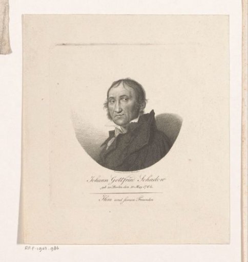 Portrait of Gottfried Schadow