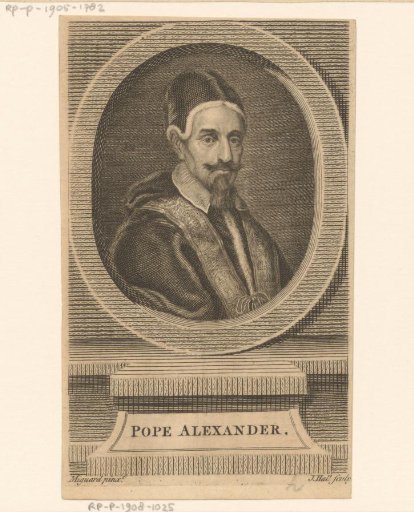 Portrait of Pope Alexander VII