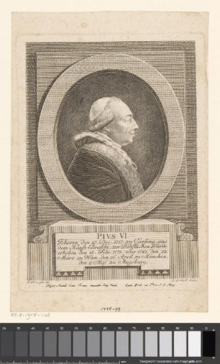 Portrait of Pope Pius VI
