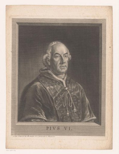 Portrait of Pope Pius VI