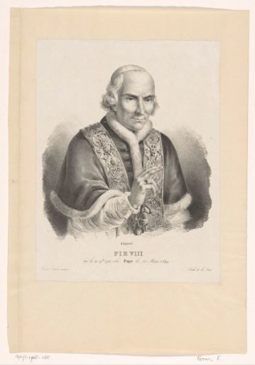 Portrait of Pope Pius VIII