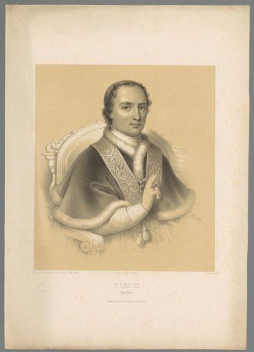 Portrait of Pope Pius IX