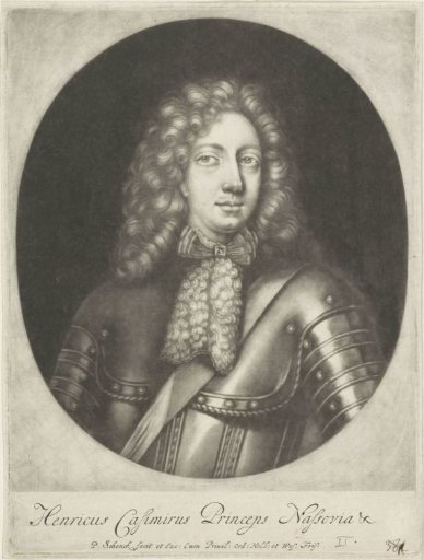 Portrait of Henry Casimir II, Count of Nassau-Dietz