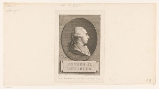 Portrait of Joseph II in a medallion