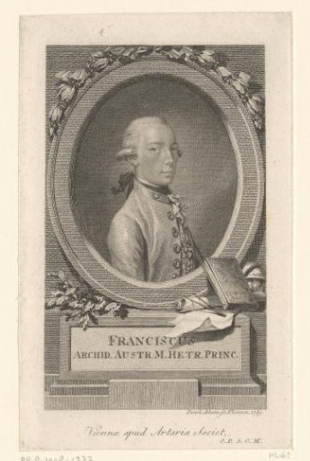Portrait of Francis II of Austria as Archduke