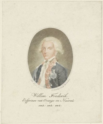 Portrait of William I Frederick, King of the Netherlands