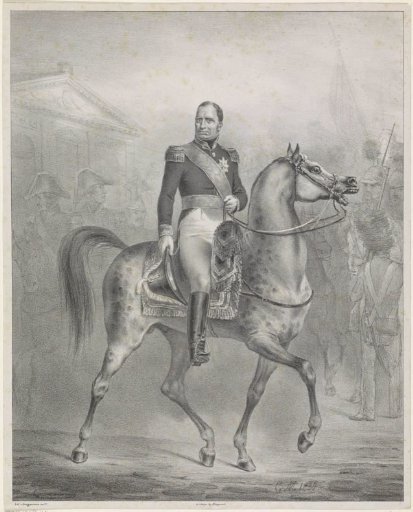 Equestrian Portrait of William I Frederick, King of the Netherlands