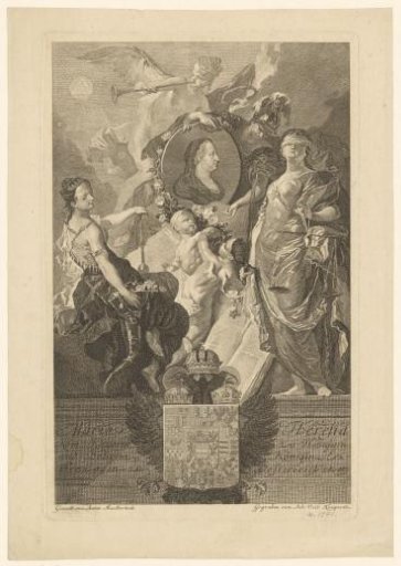 Portrait of Maria Theresa with Allegories