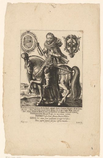 Portrait of Ferdinand II on horseback