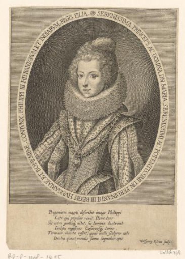 Portrait of German Empress Maria Anna