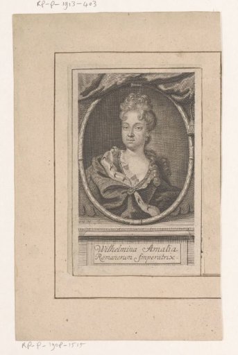 Portrait of Empress Amalia Wilhelmina