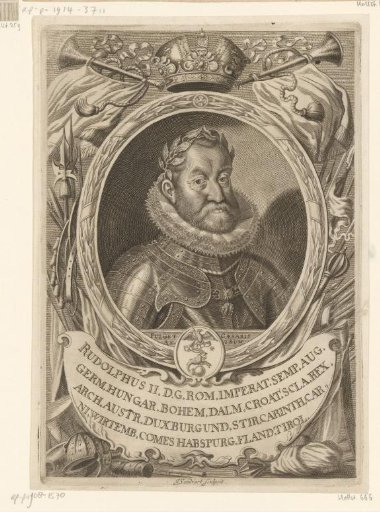 Portrait of Rudolf II of Habsburg, German Emperor