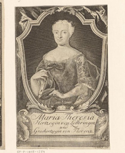 Portrait of Maria Theresia, Holy Roman Empress