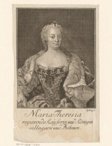 Portrait of Maria Theresia, Holy Roman Empress
